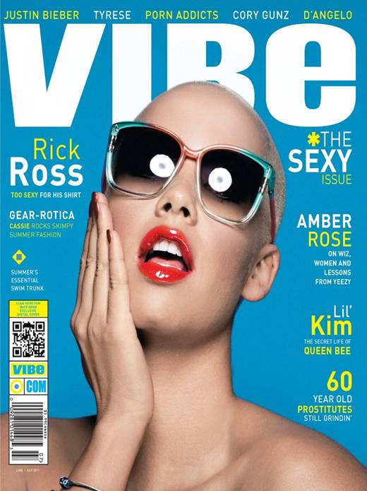 rick ross vibe magazine cover. Amber Rose covers VIBE